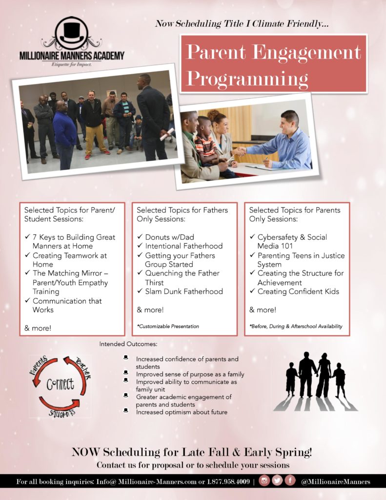 Parent Engagement Programming Flyer